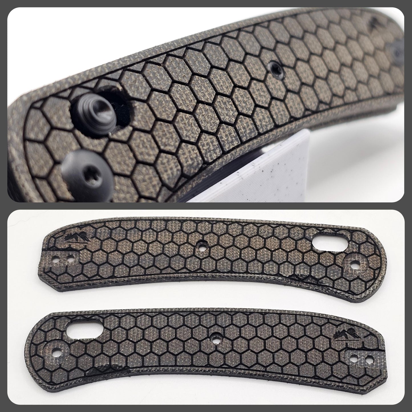Knafs Lander 2 Pocket Knife - Tanto Hex Pattern Edition