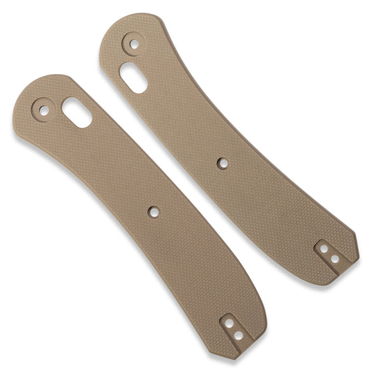 Knafs Lander 2 Knife Scales - Flat G10 - Tan