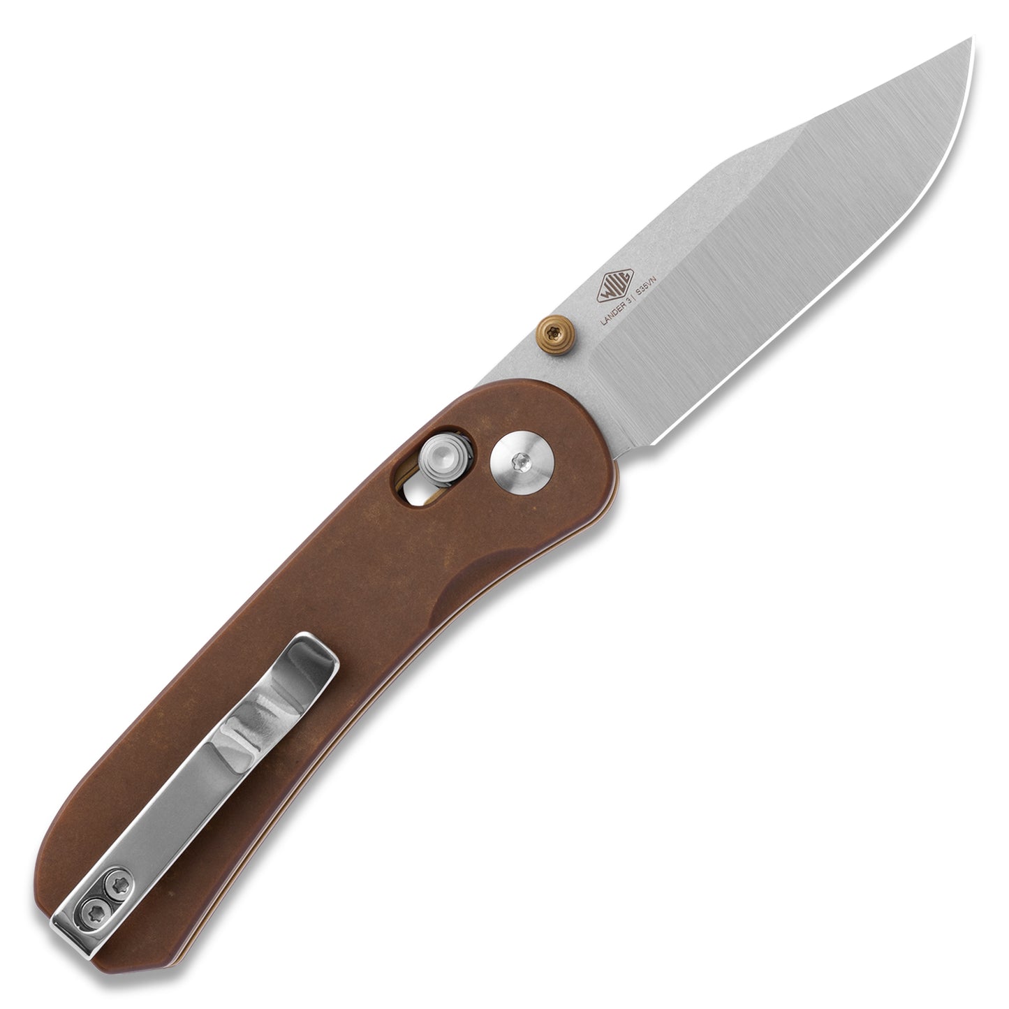 Knafs Lander 3 Pocket Knife - Clip Point - S35VN