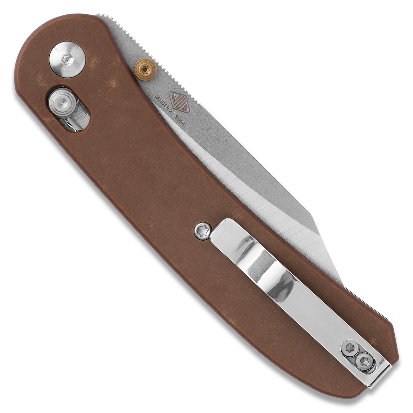 Knafs Lander 2 Pocket Knife - Clip Point - S35VN