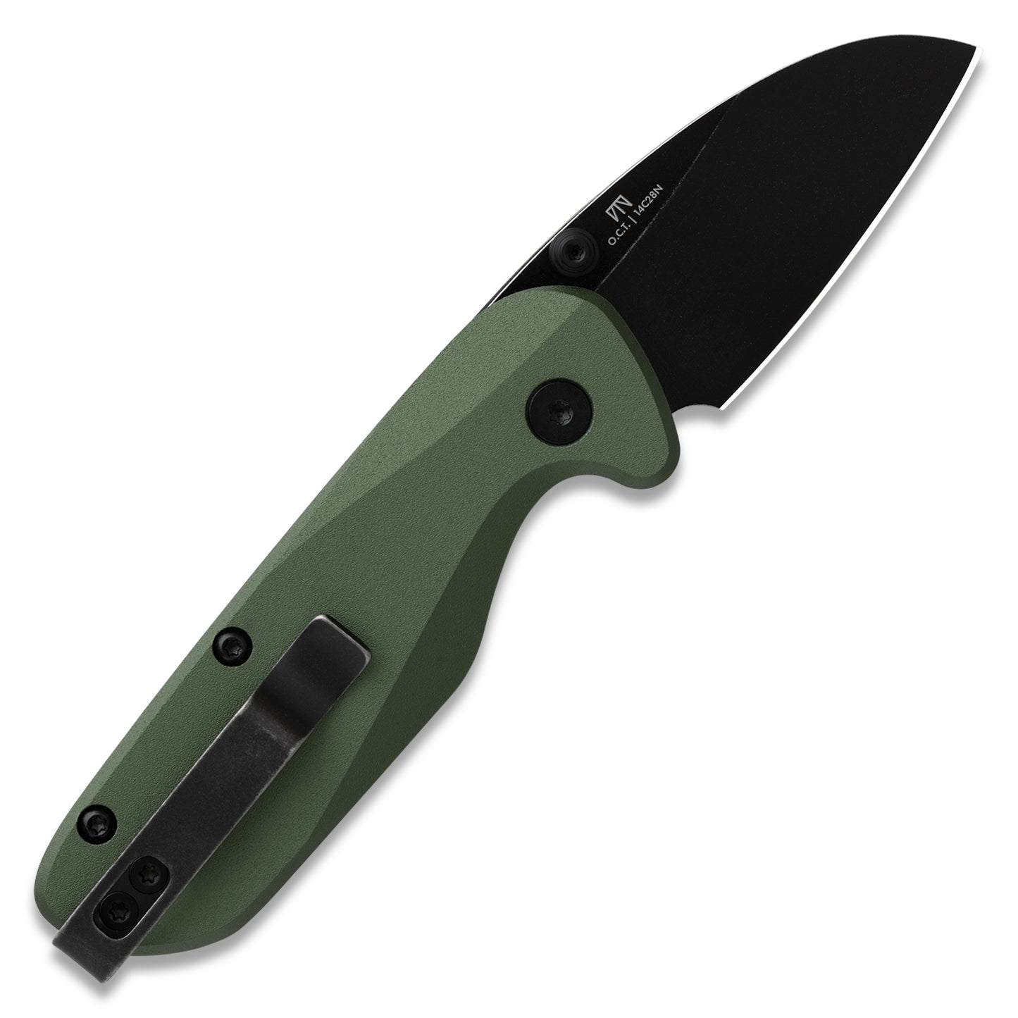Knafs O.C.T. Pocket Knife - O.D. Green - 14C28N