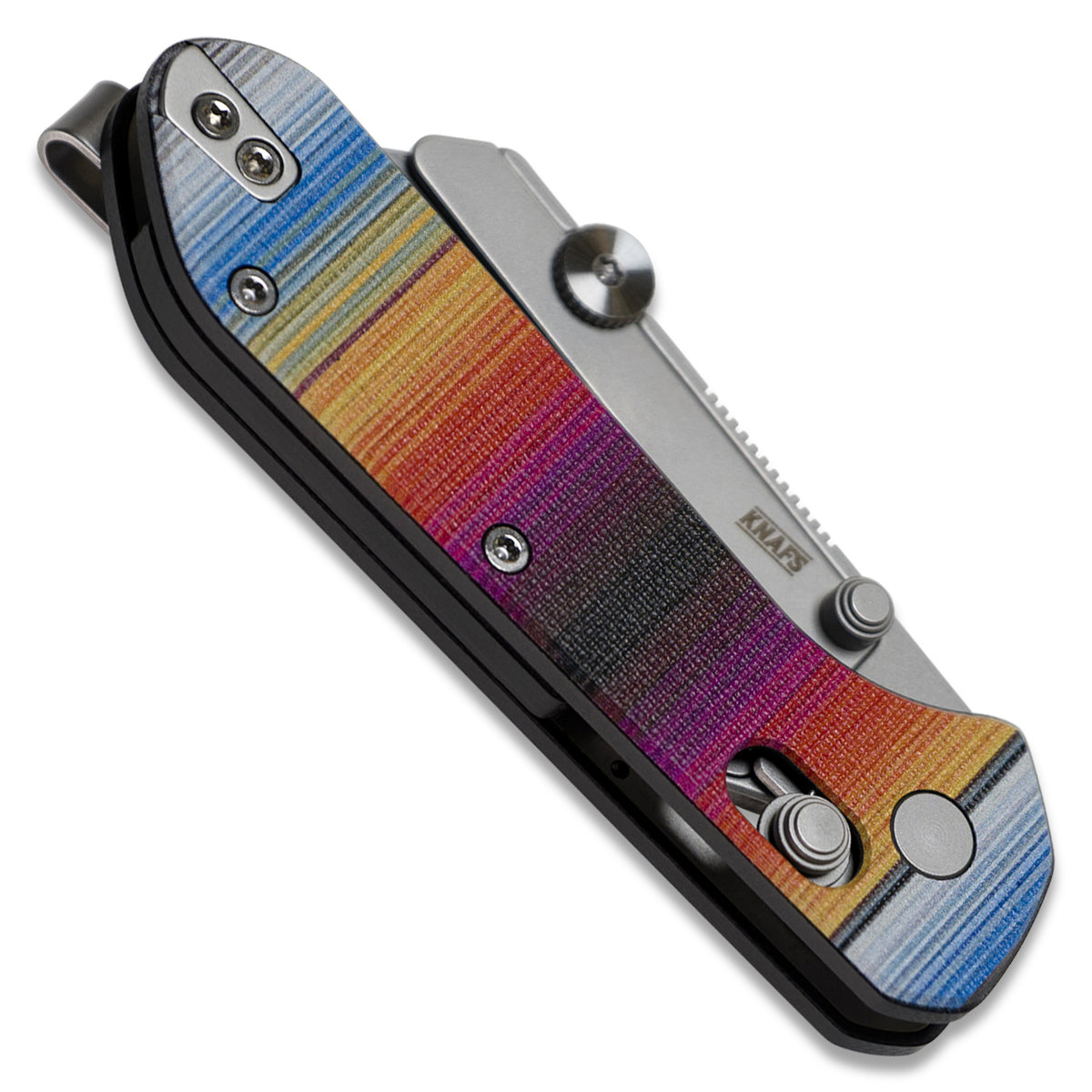 Knafs Yuti - Utility Knife - UV Printed G10 - Mexican Blanket