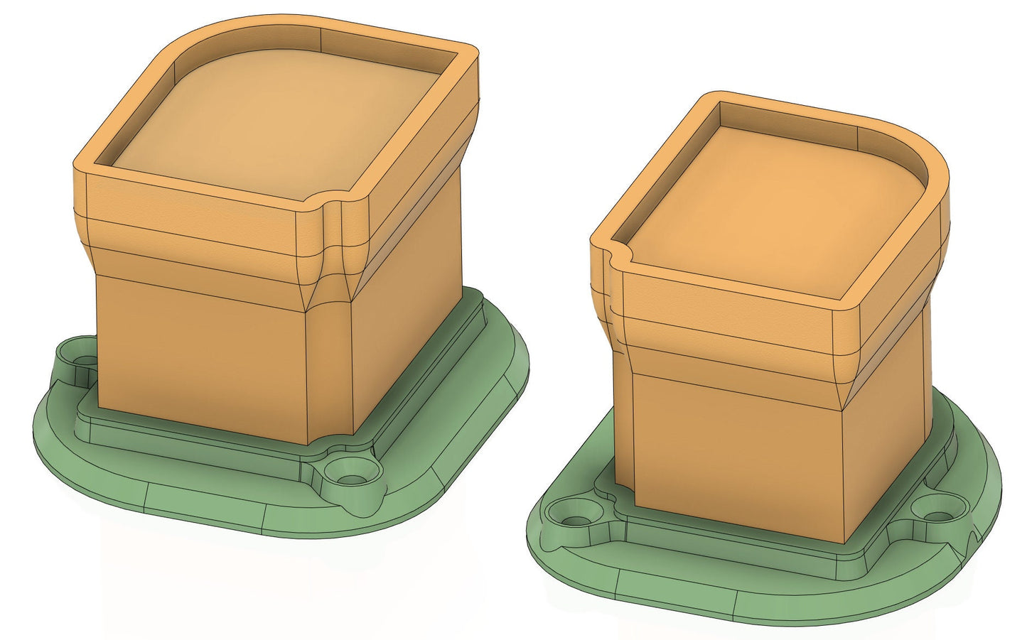 SainSmart Jinsoku LC-40 Laser Engraver - Feet / 40mm Risers / Grid - Downloadable Files