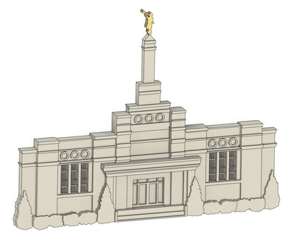 Columbia, South Carolina Temple STL for 3D Printer