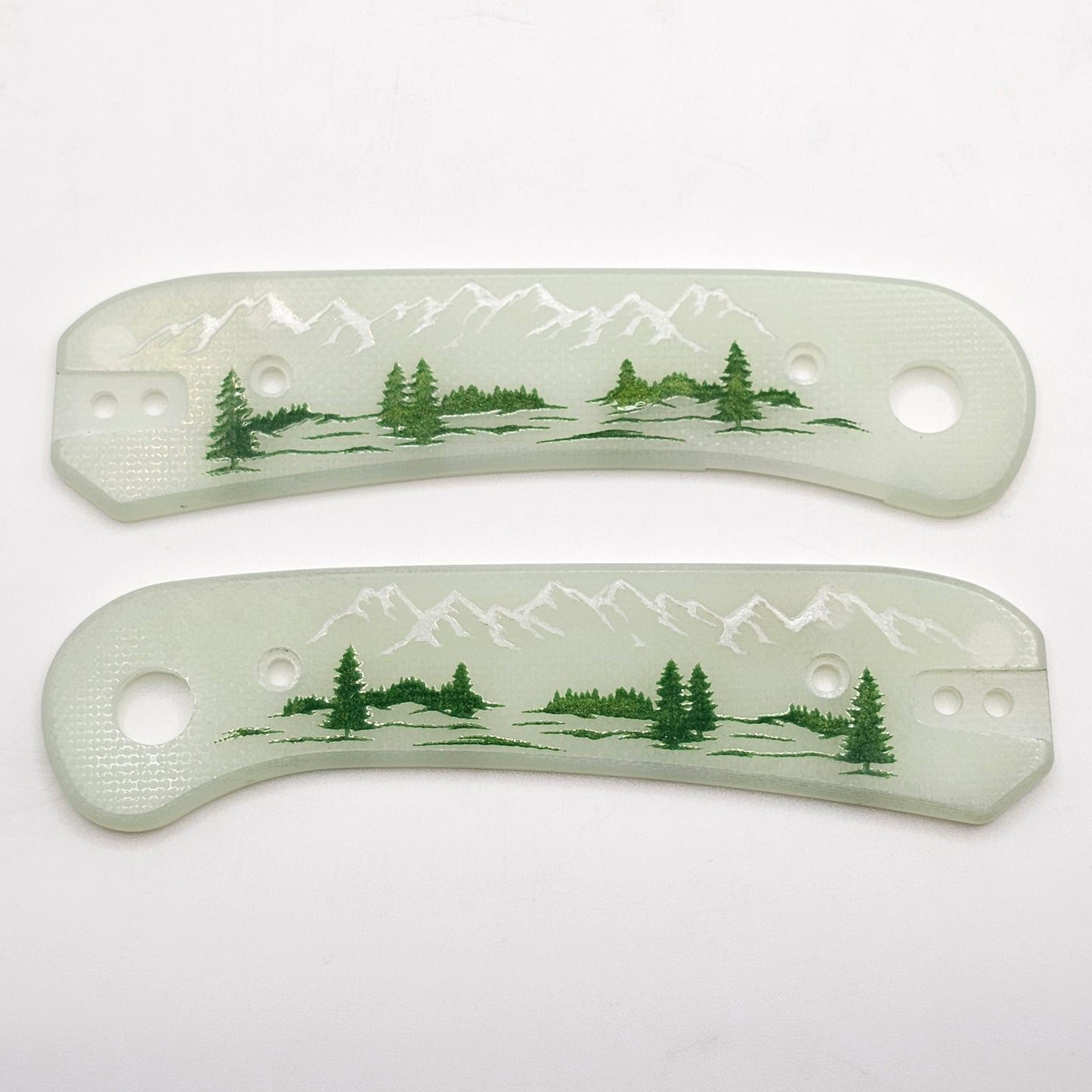 Knafs Lander 1 Scales - Natural G10 Mountain Scene