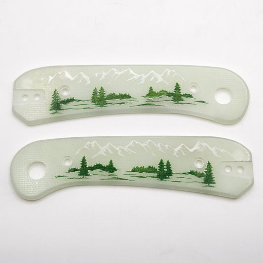 Knafs Lander 1 Scales - Natural G10 Mountain Scene