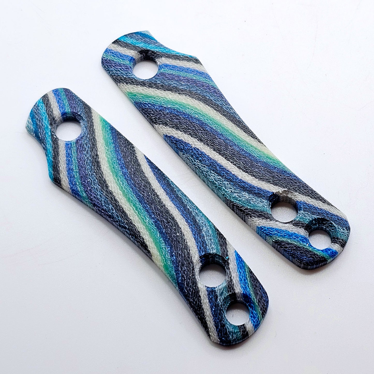Little Lulu G-Carta Scales – From the Workbench Collection – Blue Mexican Blanket RippleCut – One of One