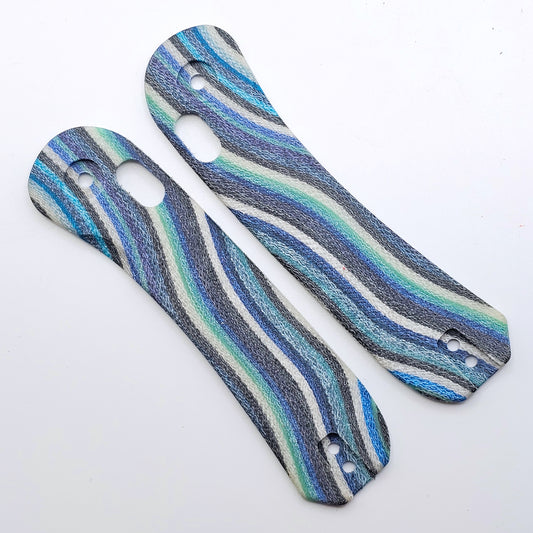 Lander 3 G-Carta Scales – From the Workbench Collection – Blue Mexican Blanket Ripplecut G-carta – One of One