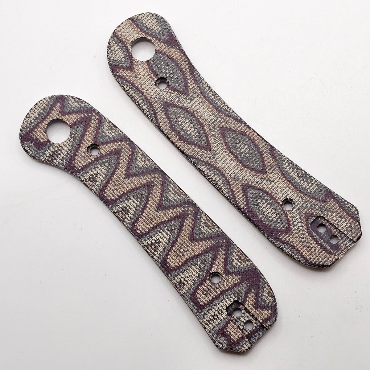 Knafs Lander 1 Scales – Contoured Python Canvas – Mismatched Pattern (One of One)