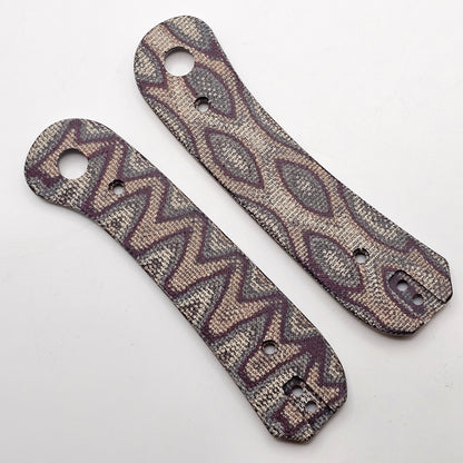 Knafs Lander 1 Scales – Contoured Python Canvas – Mismatched Pattern (One of One)