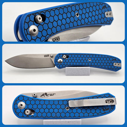 Knafs Lander 2 G10 Scales - Hex Pattern