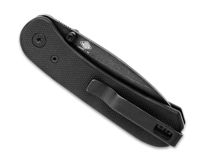 Knafs Lander 1 Pocket Knife - Black G10 - D2