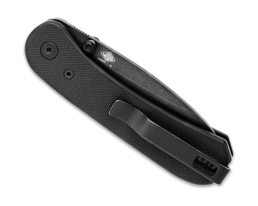 Knafs Lander 1 Pocket Knife - Black G10 - D2