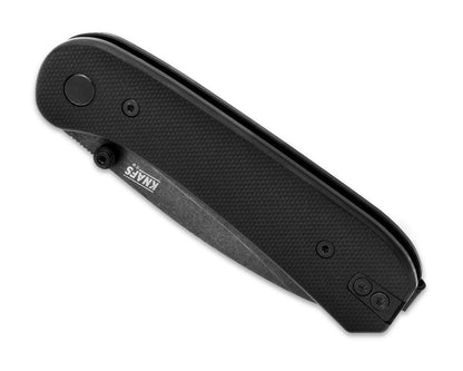 Knafs Lander 1 Pocket Knife - Black G10 - D2