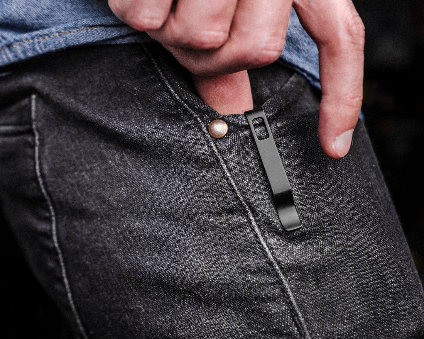 Knafs Lander 1 Pocket Knife - Black G10 - D2