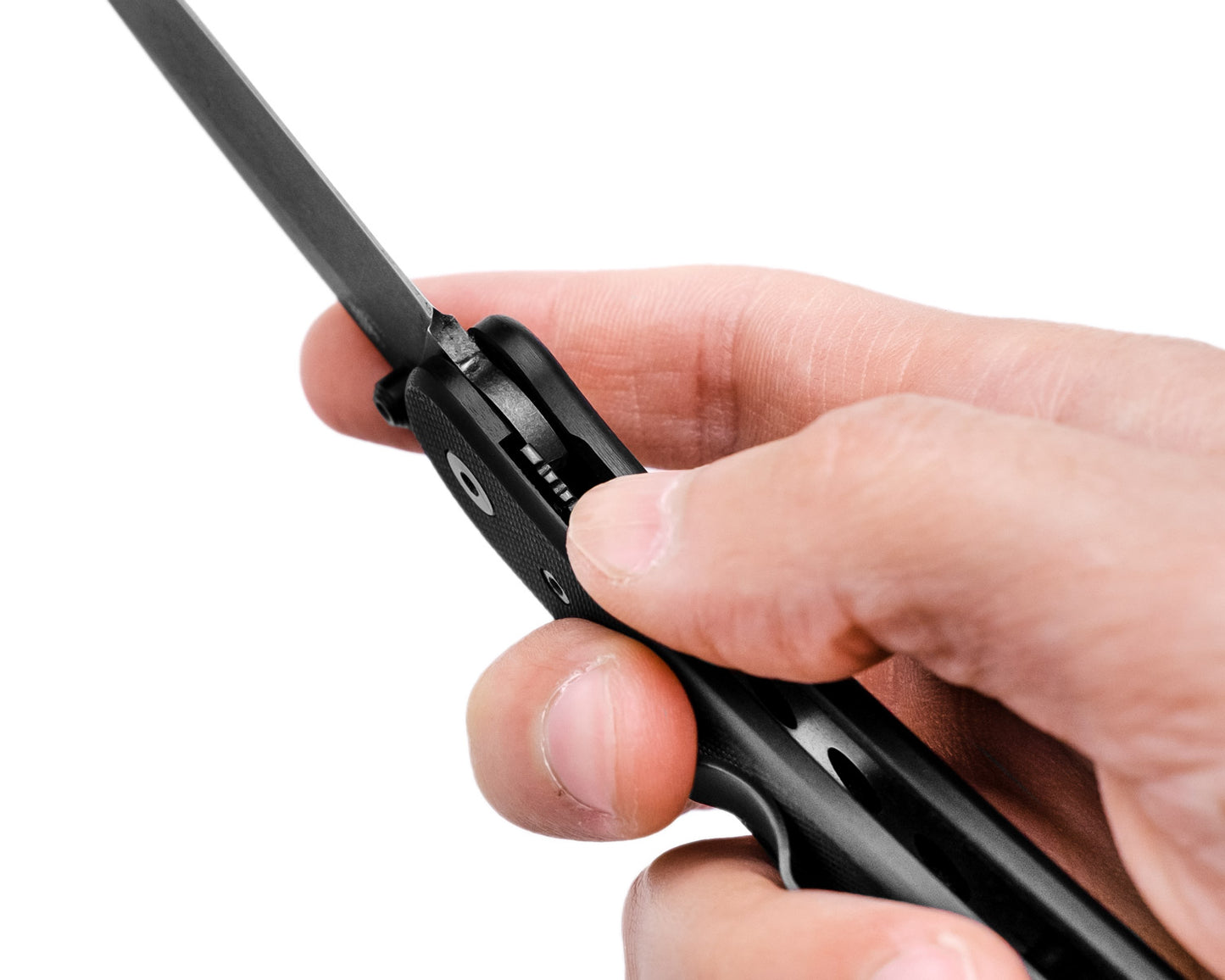 Knafs Lander 1 Pocket Knife - Black G10 - D2
