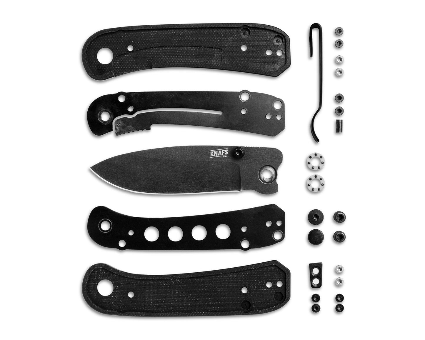 Knafs Lander 1 Pocket Knife - Blue G10 - D2