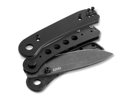 Knafs Lander 1 Pocket Knife - Blue G10 - D2