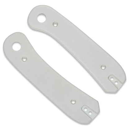 Knafs Lander 1 Knife Scales - Flat G10 - White