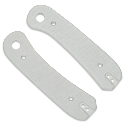 Knafs Lander 1 Knife Scales - Flat G10 - White
