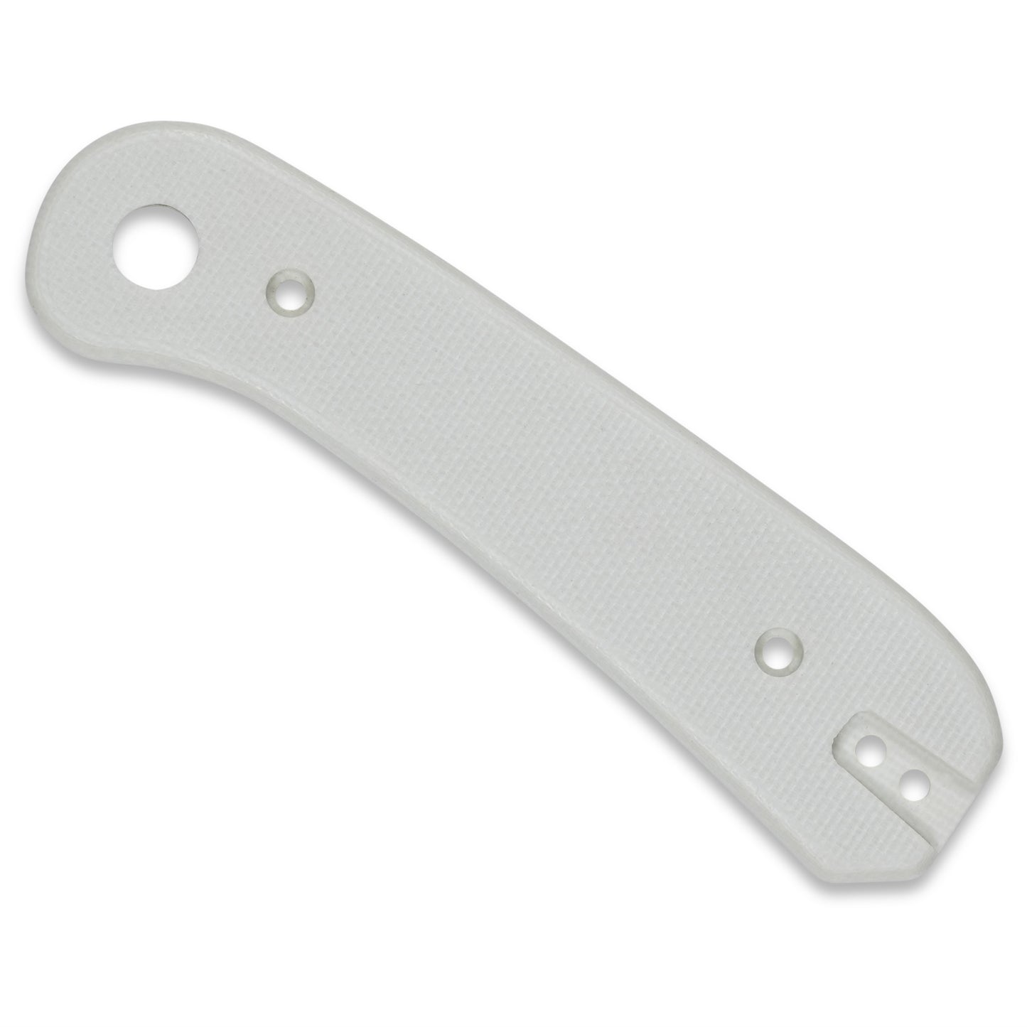 Knafs Lander 1 Knife Scales - Flat G10 - White