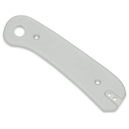 Knafs Lander 1 Knife Scales - Flat G10 - White
