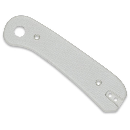 Knafs Lander 1 Knife Scales - Flat G10 - White