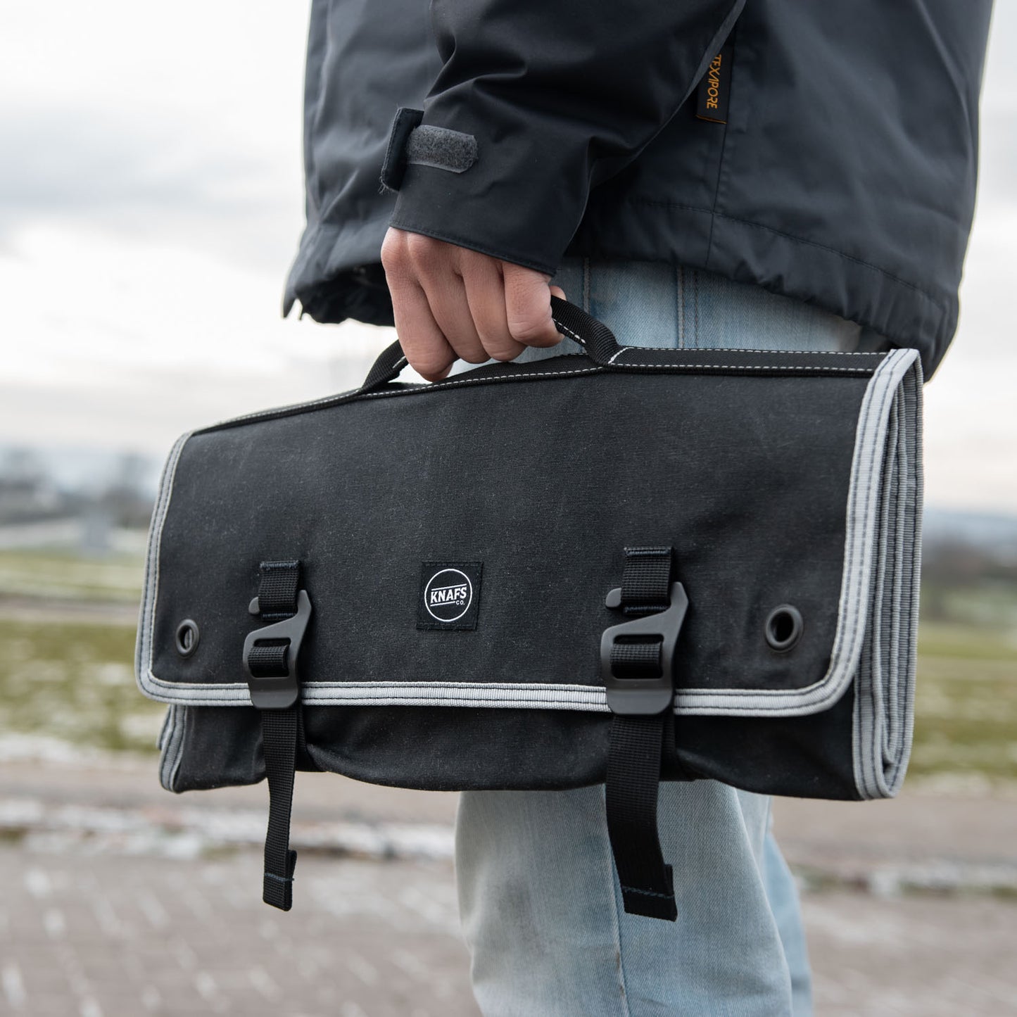 Knafs Burrito Grande - EDC Knife Storage Roll - Black