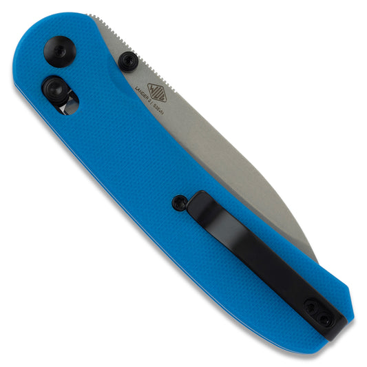 Knafs Lander 2 Pocket Knife - G10 Clutch Lock - Blue