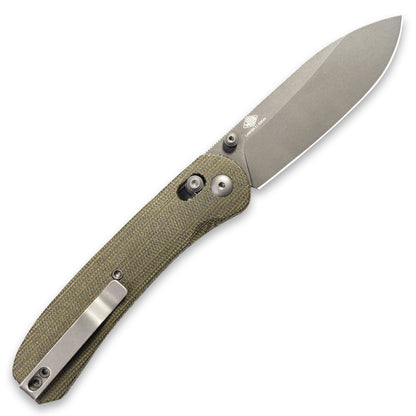 Knafs Lander 2 Pocket Knife - Moondust Micarta - Clutch Lock