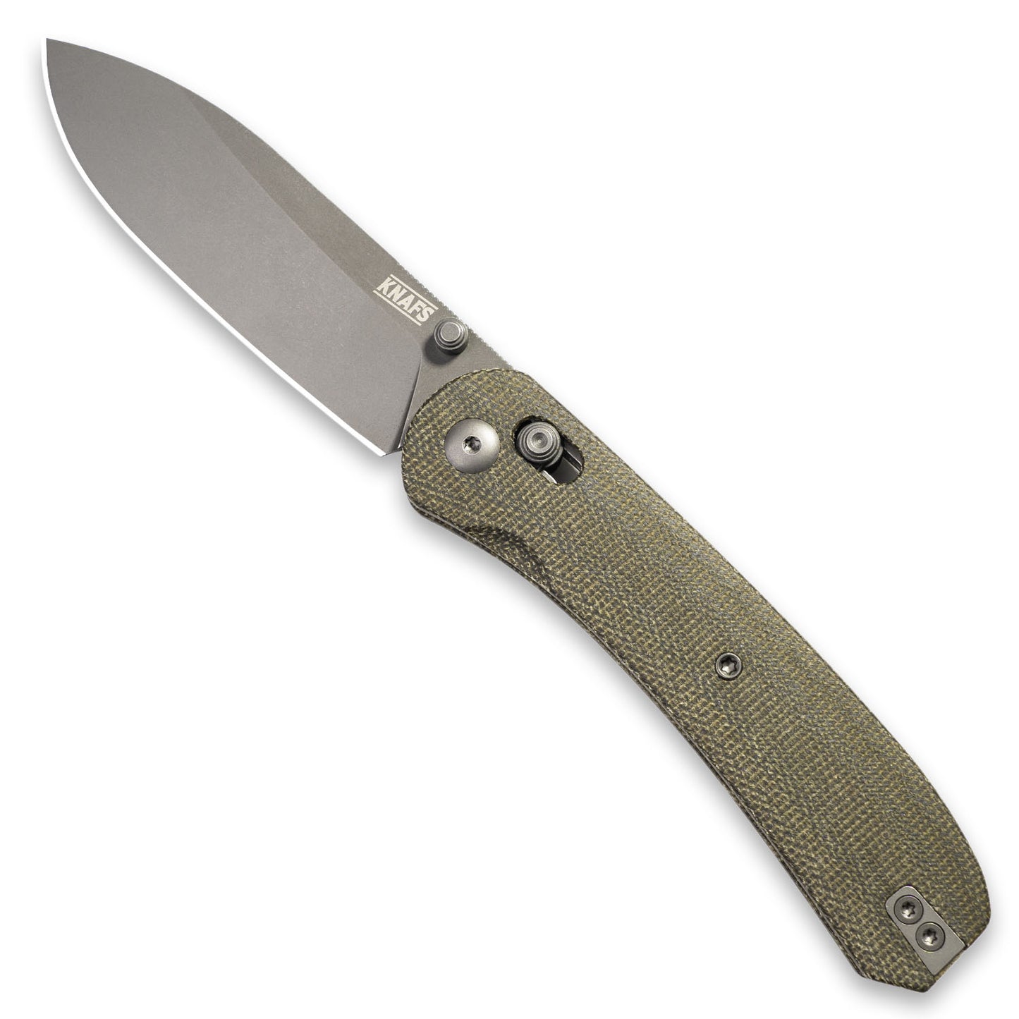 Knafs Lander 2 Pocket Knife - Moondust Micarta - Clutch Lock