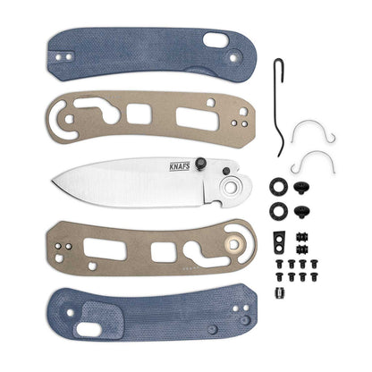 Knafs Lander 3 Pocket Knife - G10 - Clutch Lock - Horizon Blue