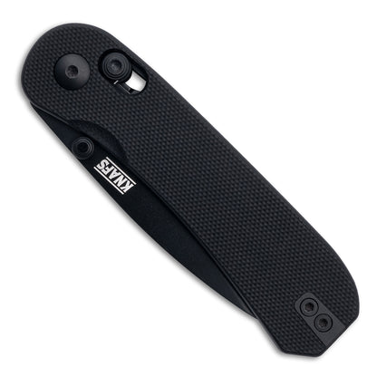 Knafs Lander 3 Pocket Knife - G10 - Clutch Lock - Black