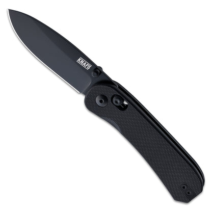 Knafs Lander 3 Pocket Knife - G10 - Clutch Lock - Black