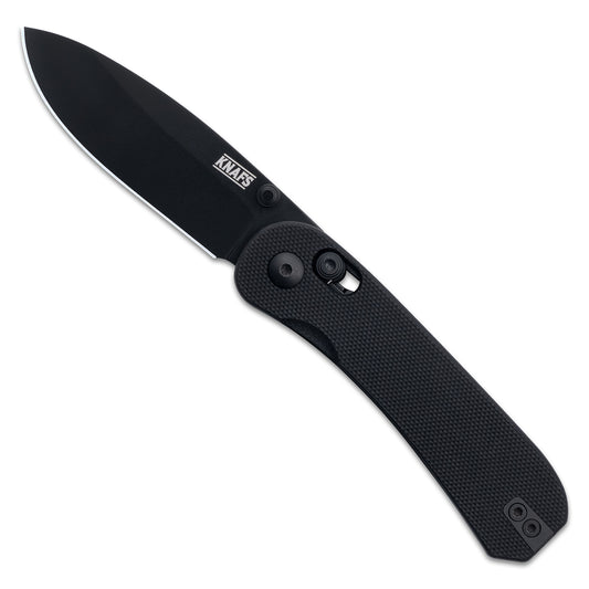 Knafs Lander 3 Pocket Knife - G10 - Clutch Lock - Black