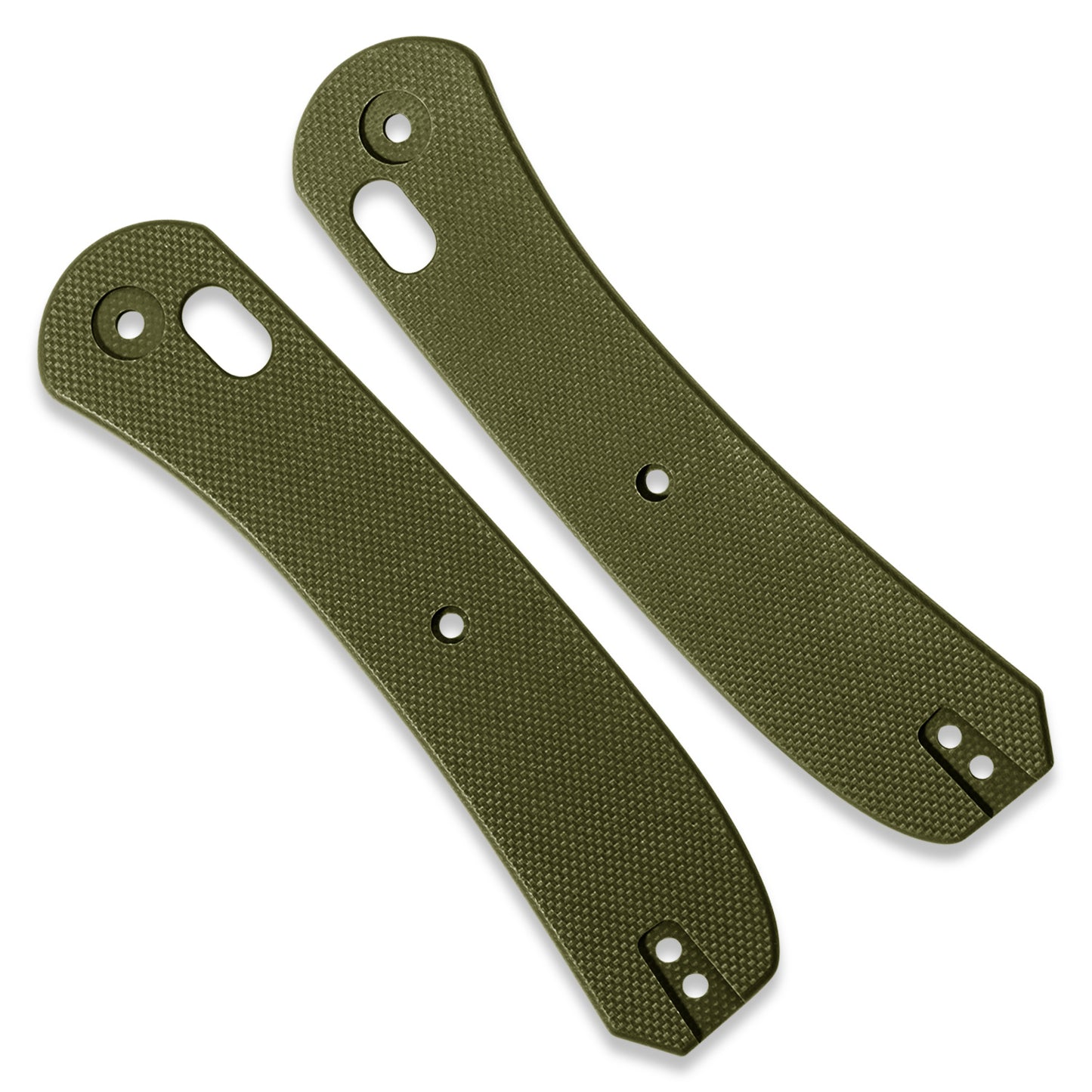 Knafs Lander 2 Knife Scales - Flat G10 - OD Green
