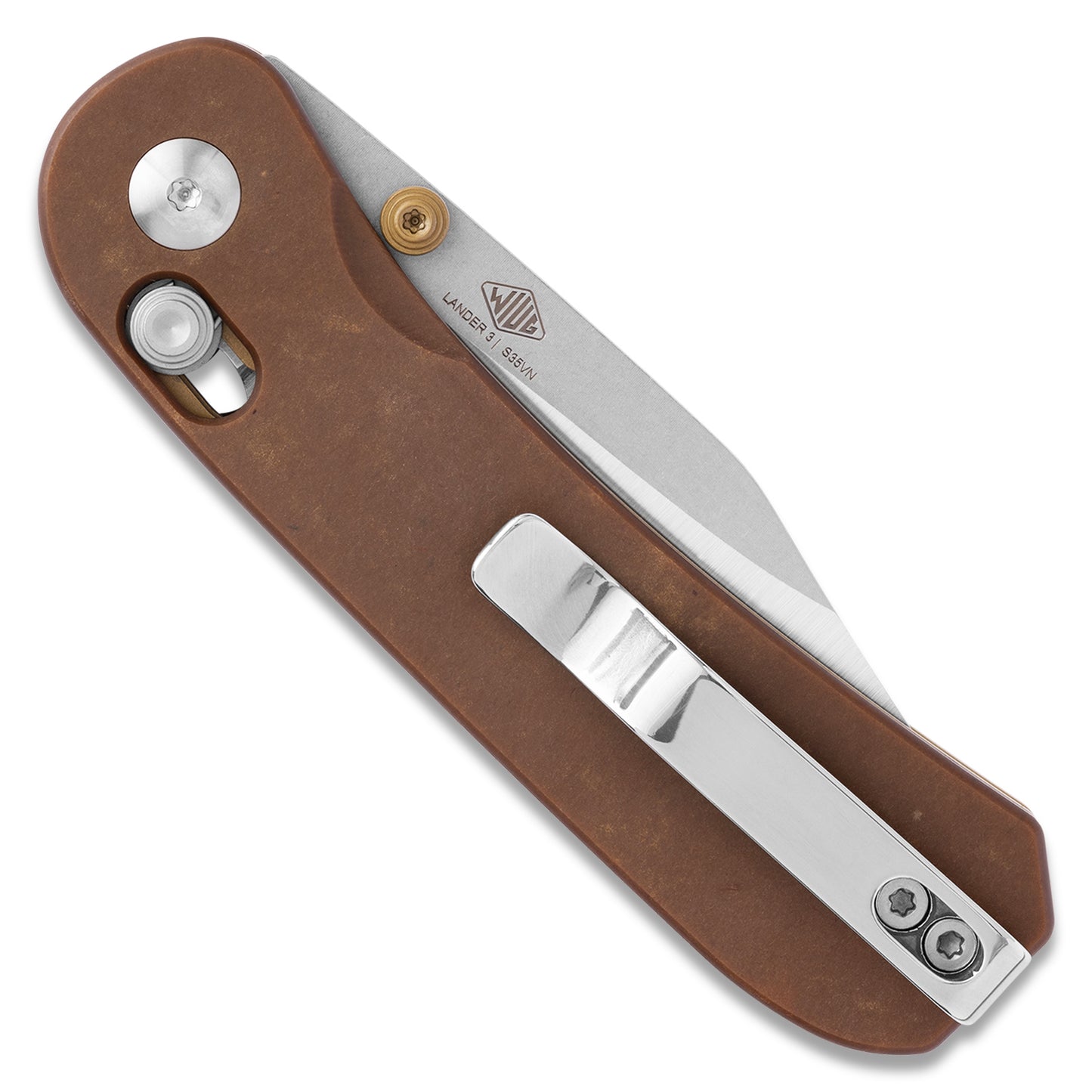 Knafs Lander 3 Pocket Knife - Clip Point - S35VN