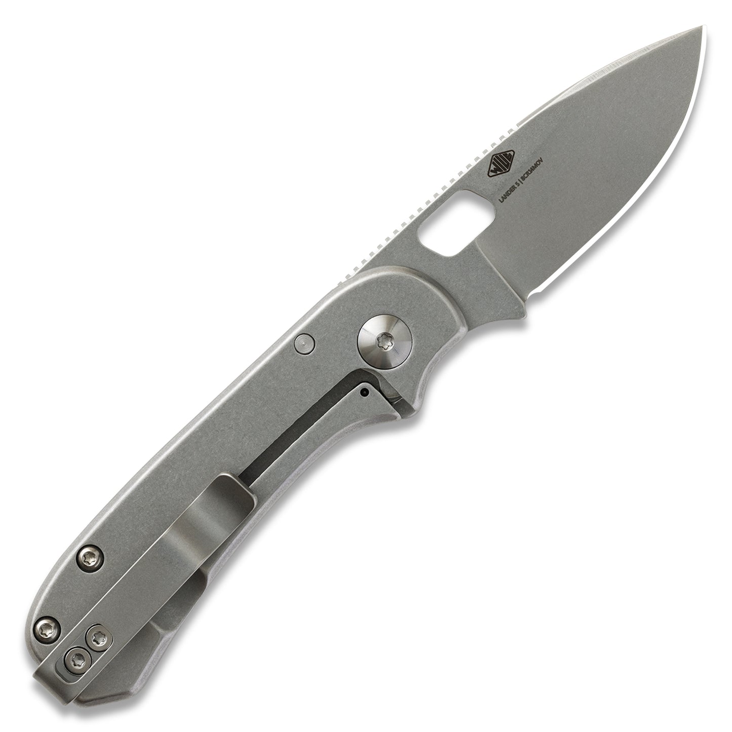 Knafs Lander 5 Pocket Knife - Gray Stonewash - 8CR14MOV