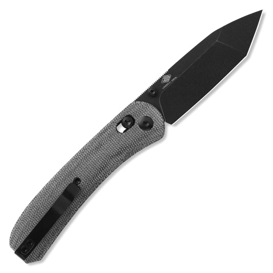 Knafs Lander 2 Pocket Knife - Charcoal Micarta Tanto - S35VN