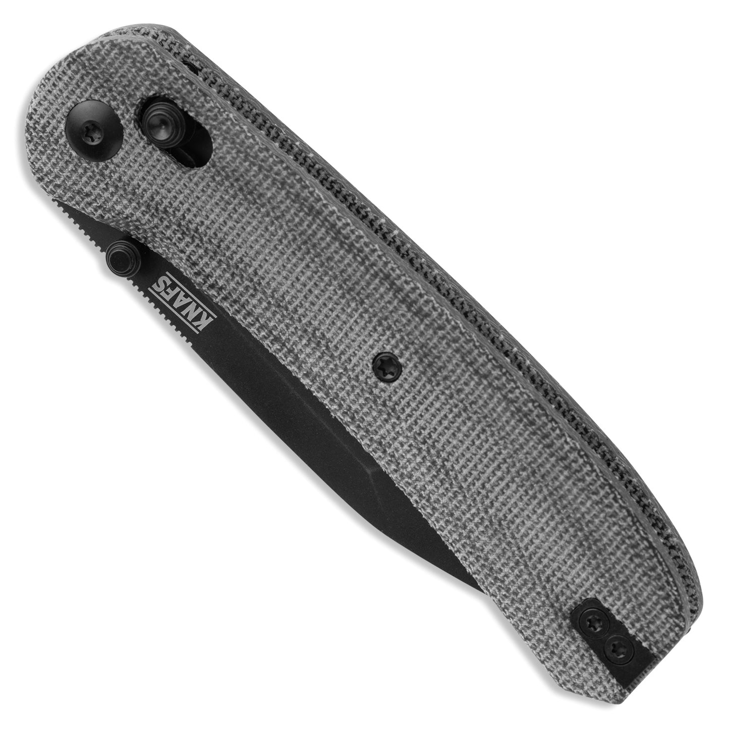 Knafs Lander 2 Pocket Knife - Charcoal Micarta Tanto - S35VN