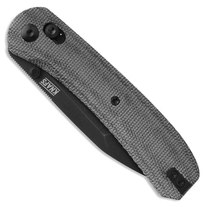 Knafs Lander 2 Pocket Knife - Charcoal Micarta Tanto - S35VN