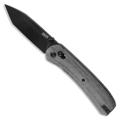 Knafs Lander 2 Pocket Knife - Charcoal Micarta Tanto - S35VN