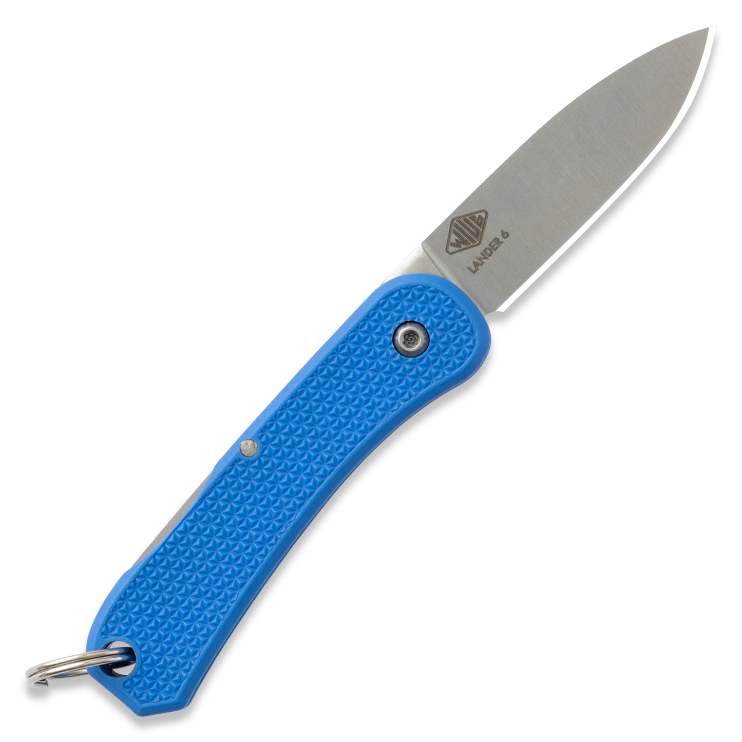 Knafs Lander 6 - Mini Keychain Knife - Blue