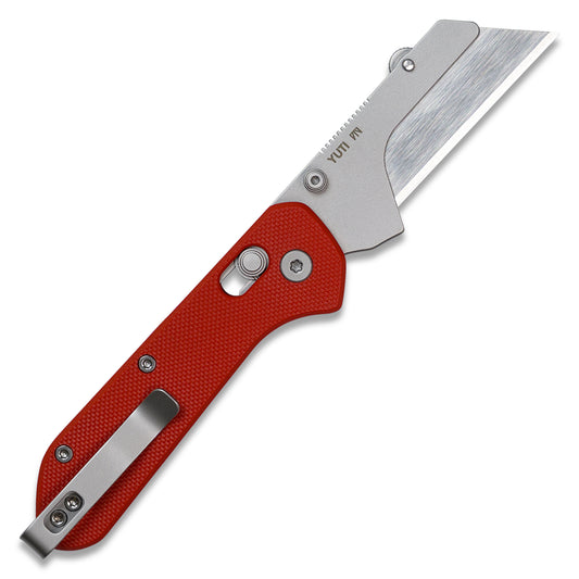 Knafs Yuti - Utility Knife - Red G10