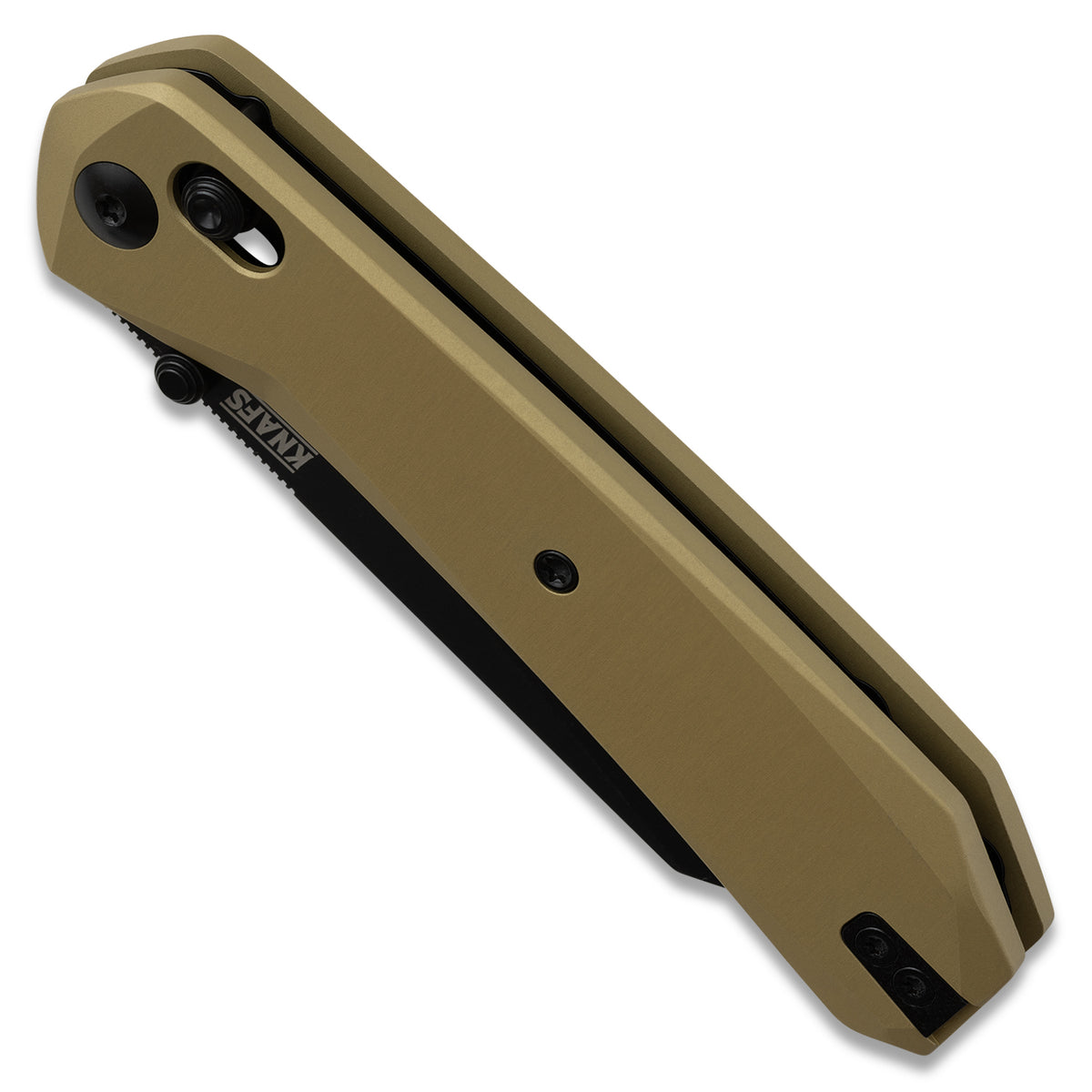 Knafs Lander 2 Reverse Tanto - Gold Aluminum - Elmax