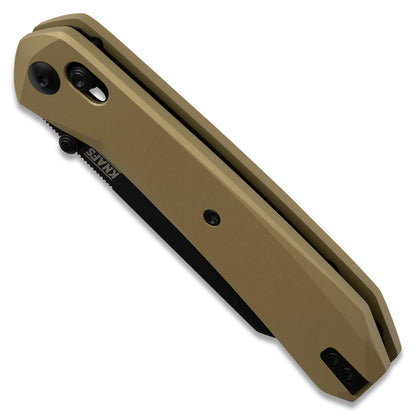 Knafs Lander 2 Reverse Tanto - Gold Aluminum - Elmax