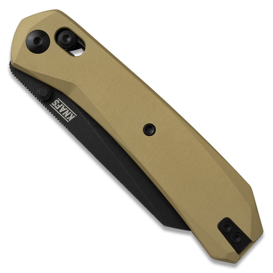 Knafs Lander 2 Reverse Tanto - Gold Aluminum - Elmax