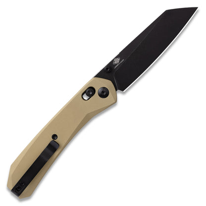 Knafs Lander 2 Reverse Tanto - Gold Aluminum - Elmax