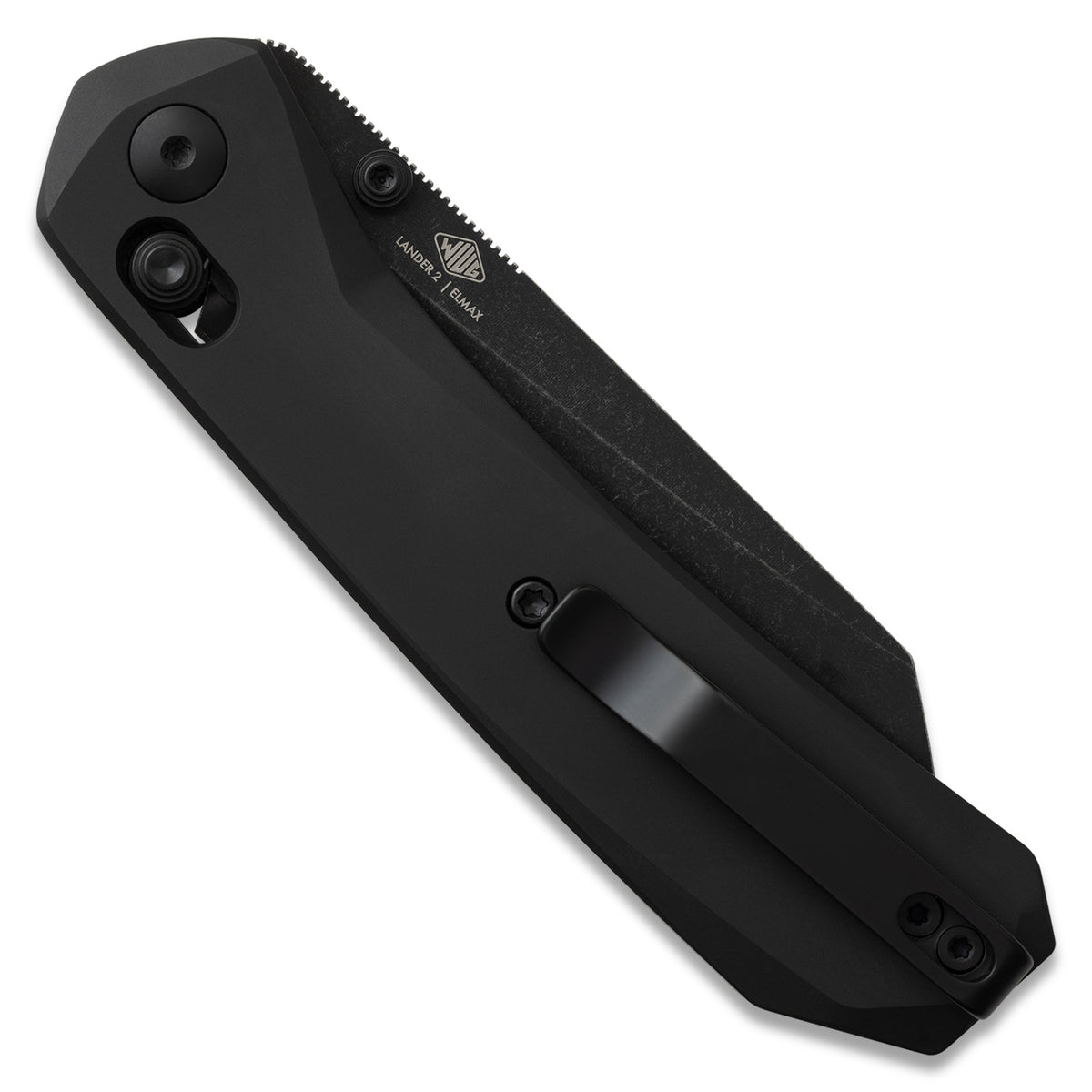 Knafs Lander 2 Reverse Tanto - Black Aluminum - Elmax