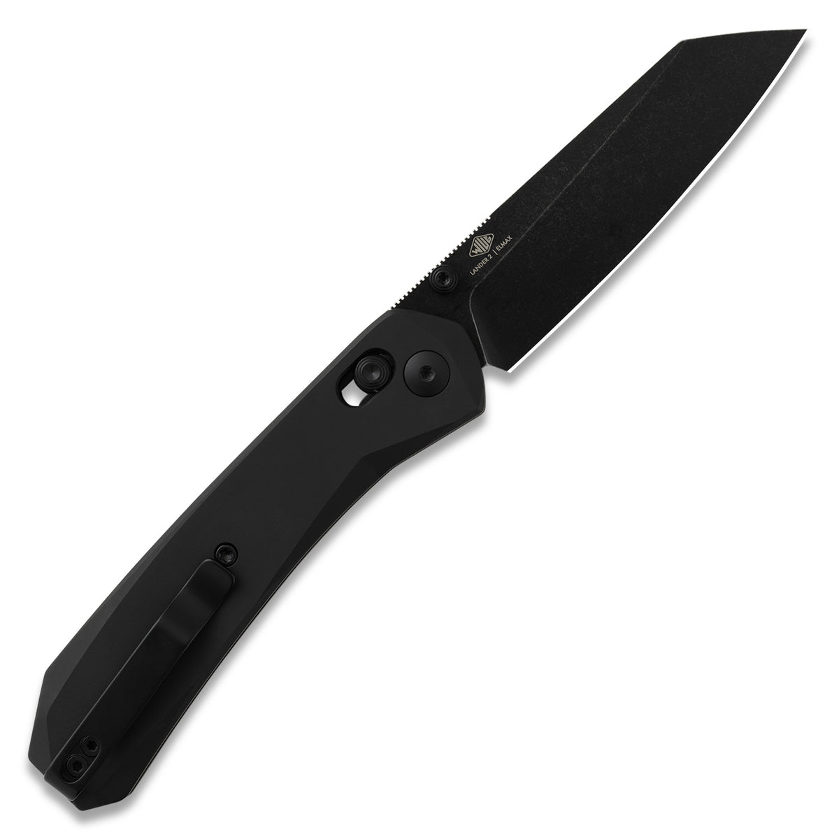 Knafs Lander 2 Reverse Tanto - Black Aluminum - Elmax
